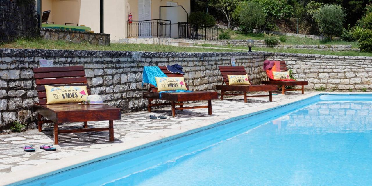 Habitat Villa Corfu Dassia  Eksteriør billede